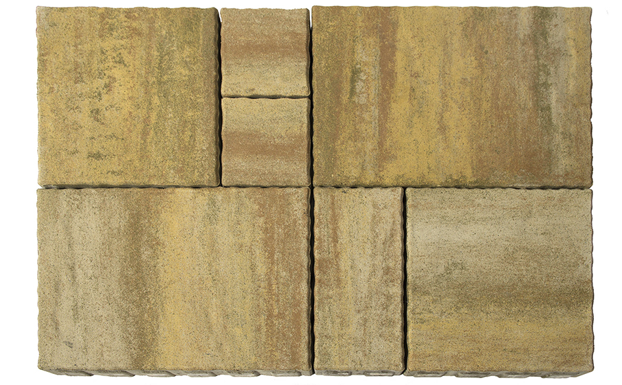 Плитка тротуарная BRAER Патио Color Mix Саванна, толщина 60 мм