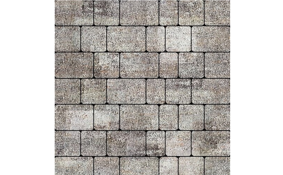 Плитка тротуарная SteinRus Инсбрук Альт Б.1.Фсм.6, Old-age, ColorMix Берилл, толщина 60 мм