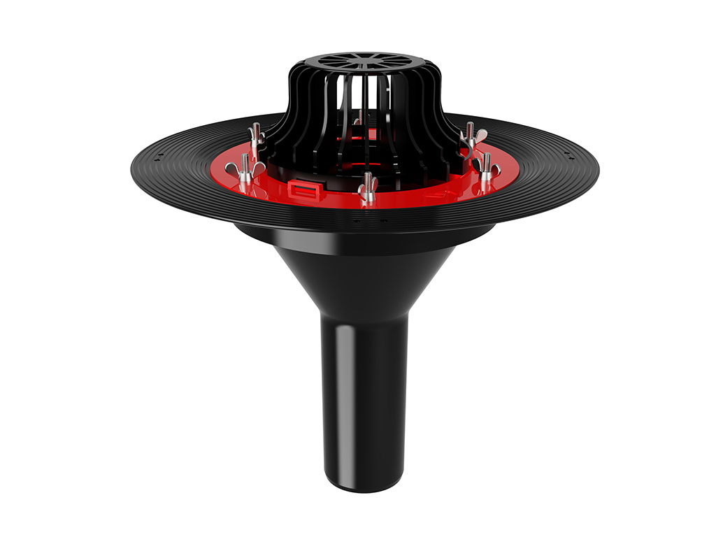 Воронка кровельная с закладным элементом без обогрева FACHMANN VMPro 75x300