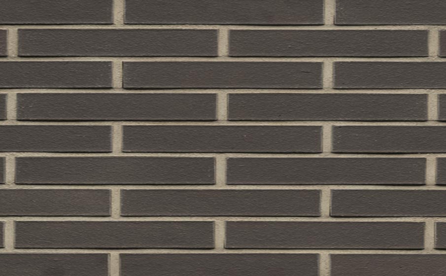 Кирпич клинкерный Muhr 05 Eisenschmelz Schwarzbraun гладкий, 290*60*40 мм