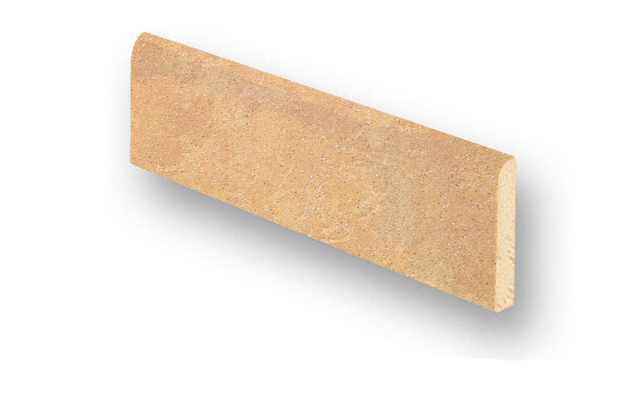 Клинкерный плинтус Stroeher Keraplatte Roccia 834 giallo 294x73x8 мм