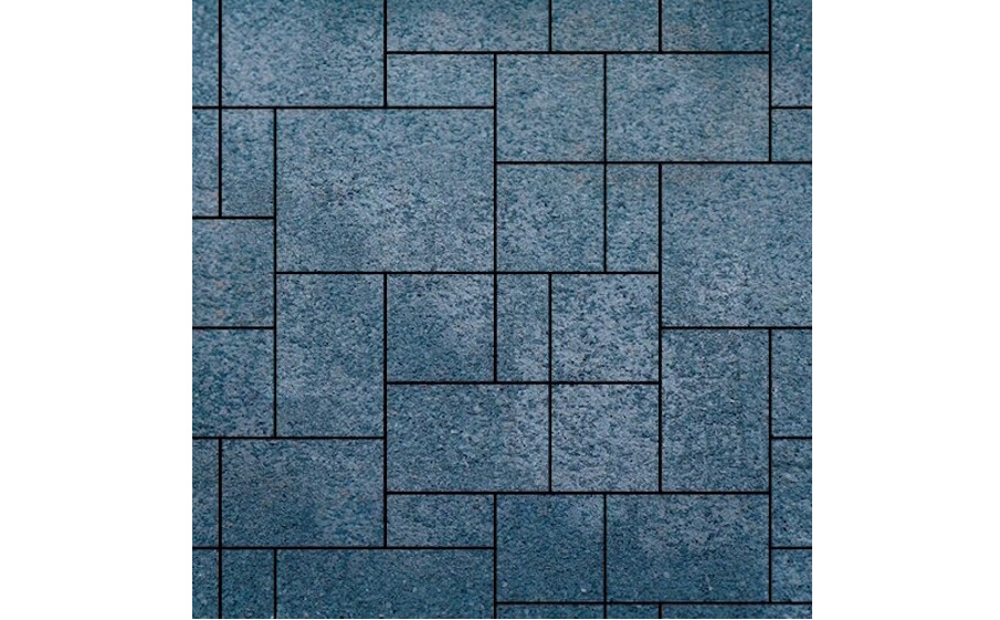 Тротуарная плитка SteinRus Инсбрук Альпен Б.7.Псм.6 Backwash, Байкал, толщина 60 мм