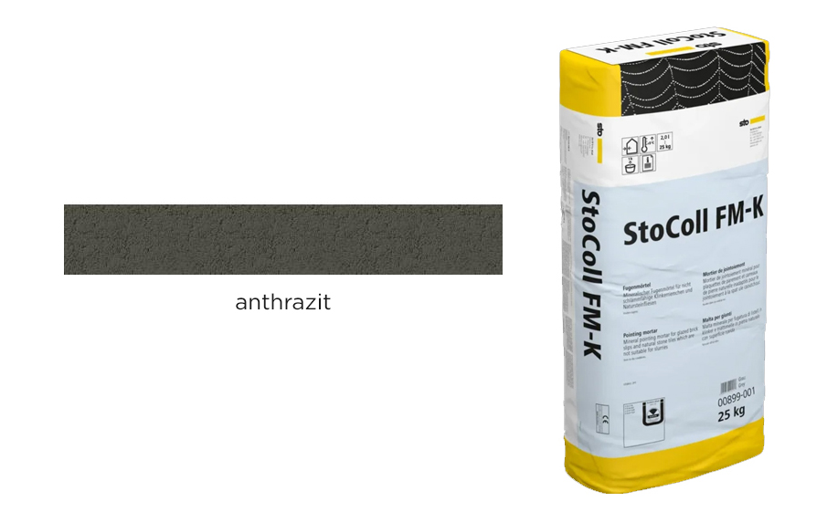 Затирка для швов StoColl FM-K, anthrazit, 25 кг