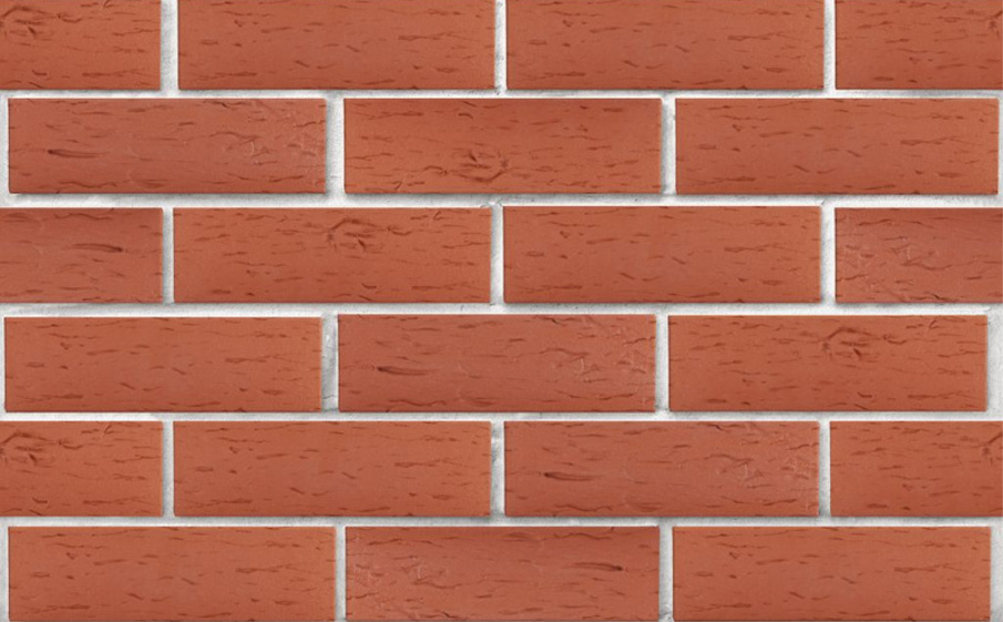 Кирпич клинкерный ЛСР Лондон красный береста, 250*85*65 мм