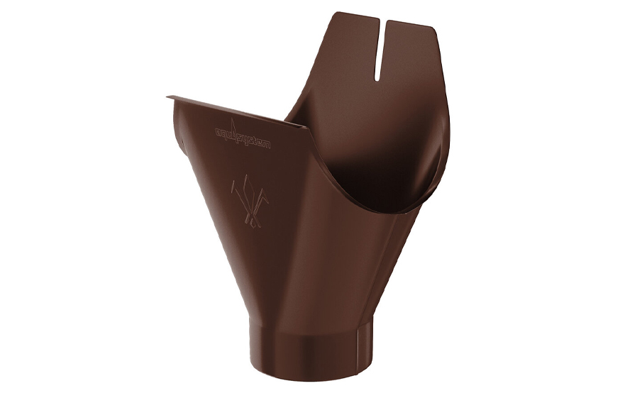 Воронка желоба Aquasystem PURAL RAL 8017 для системы D 125/90