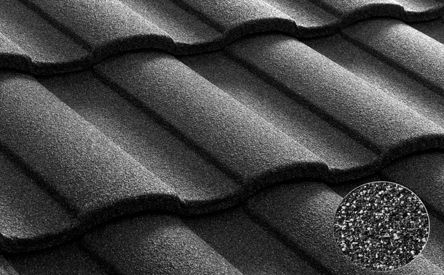 Композитная черепица рядовая Metrotile Roman Slate