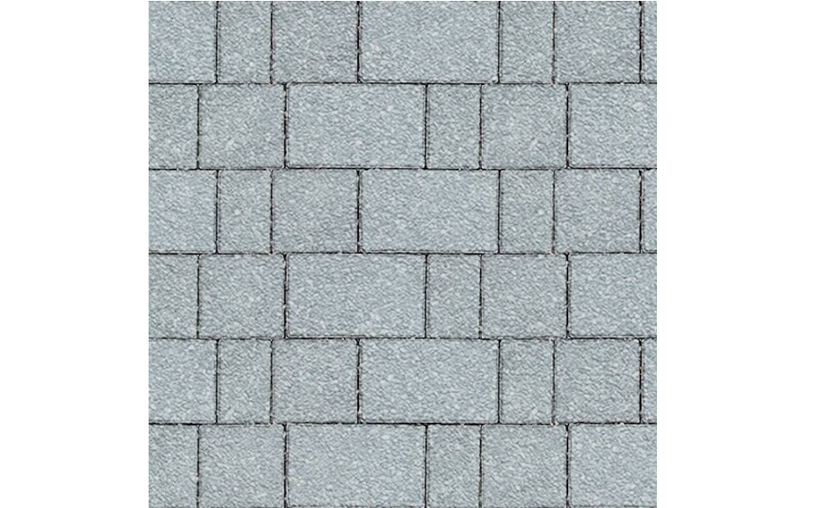 Плитка тротуарная SteinRus New City Street В.8.Псм.8, Native, серый, толщина 80 мм