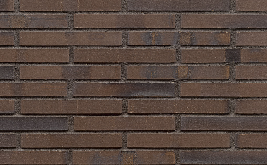 Кирпич клинкерный Muhr 33AKS Schwarz-braun Kohle Spezial гладкий, 290*90*40 мм