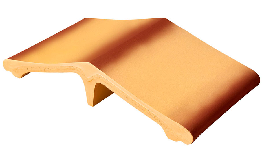 Клинкерный заборный элемент King Klinker 11 Desert rose tone, 445*250*90 мм