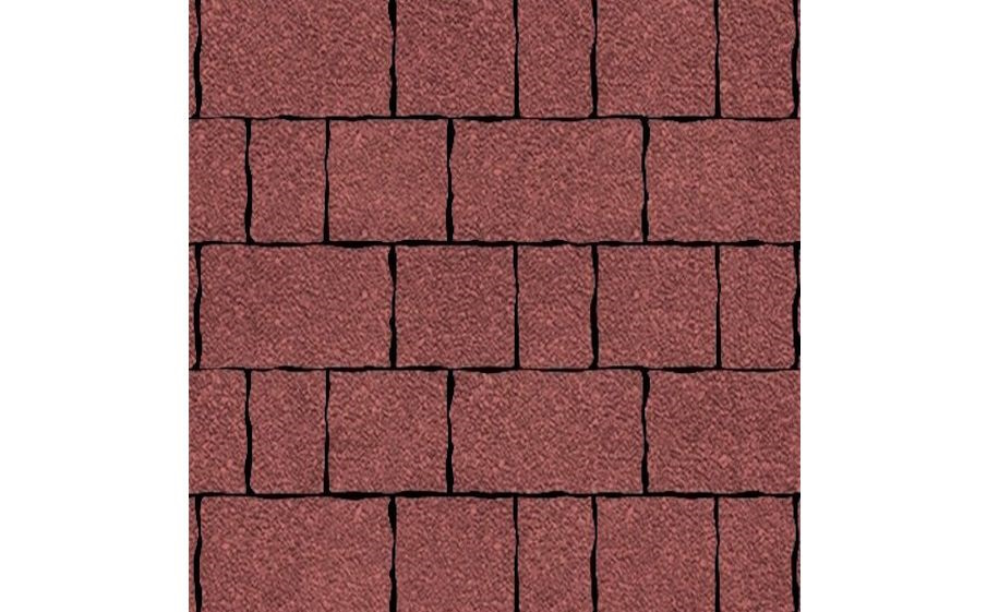 Плитка тротуарная SteinRus Старый город Б.2.Фсм.6, Native, красный, толщина 60 мм