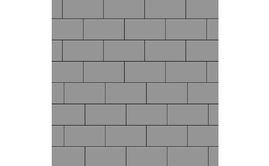 Плитка тротуарная SteinRus Sevilia В.8.П.8 гладкая, серый, 300*150*80 мм