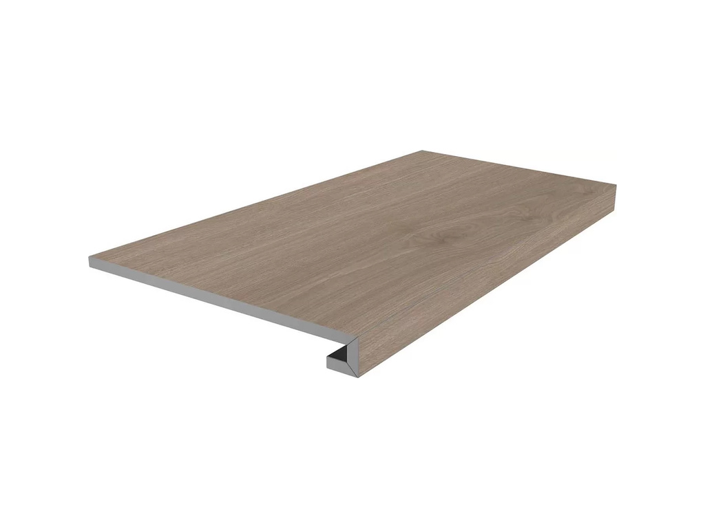 Ступень клееная KERAMA MARAZZI Альберони коричневый светлый обрезная, 600*330*9 мм