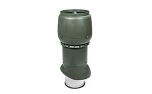 Изолированный вентиляционный выход Vilpe® XL - 250/ИЗ/700 зеленый + колпак