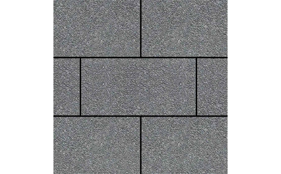 Плитка тротуарная SteinRus Парк Плейс Б.3.П.8 Native, серый, 600*300*80 мм