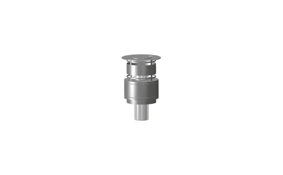 Конус с зонтиком Schiedel Permeter SMOOTH AIR 25, D 150 мм, черный