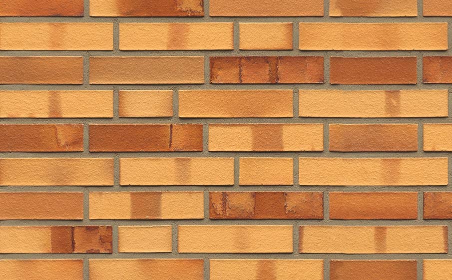 Кирпич клинкерный Muhr 01 S Niederlausitzer Gelb Spezial гладкий, 210*100*50 мм