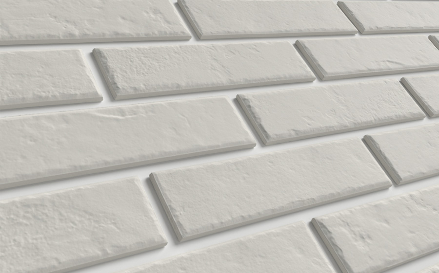 Термопанель ППС с клинкерной плиткой толщиной 8,5 мм BestPoint Classic Blanc 1145*470*50 мм