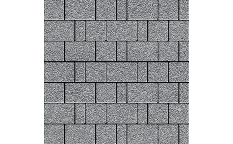 Плитка тротуарная SteinRus Бергамо А.6.Псм.4 Native, серый, толщина 40 мм
