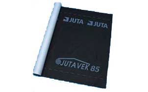 Ветрозащитная мембрана Juta Ютавек 85 черная, 1,5*50 м