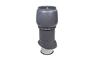 Изолированный вентиляционный выход Vilpe® XL - 250/ИЗ/700 серый + колпак