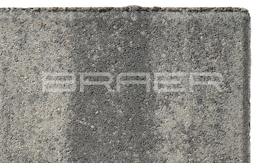 Плитка тротуарная BRAER Прямоугольник Color Mix Туман, 200*50*60 мм