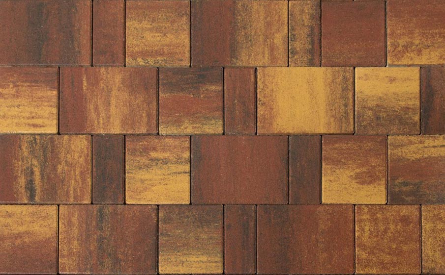 Плитка тротуарная BRAER Старый город Ландхаус Color Mix Мальва, толщина 80 мм