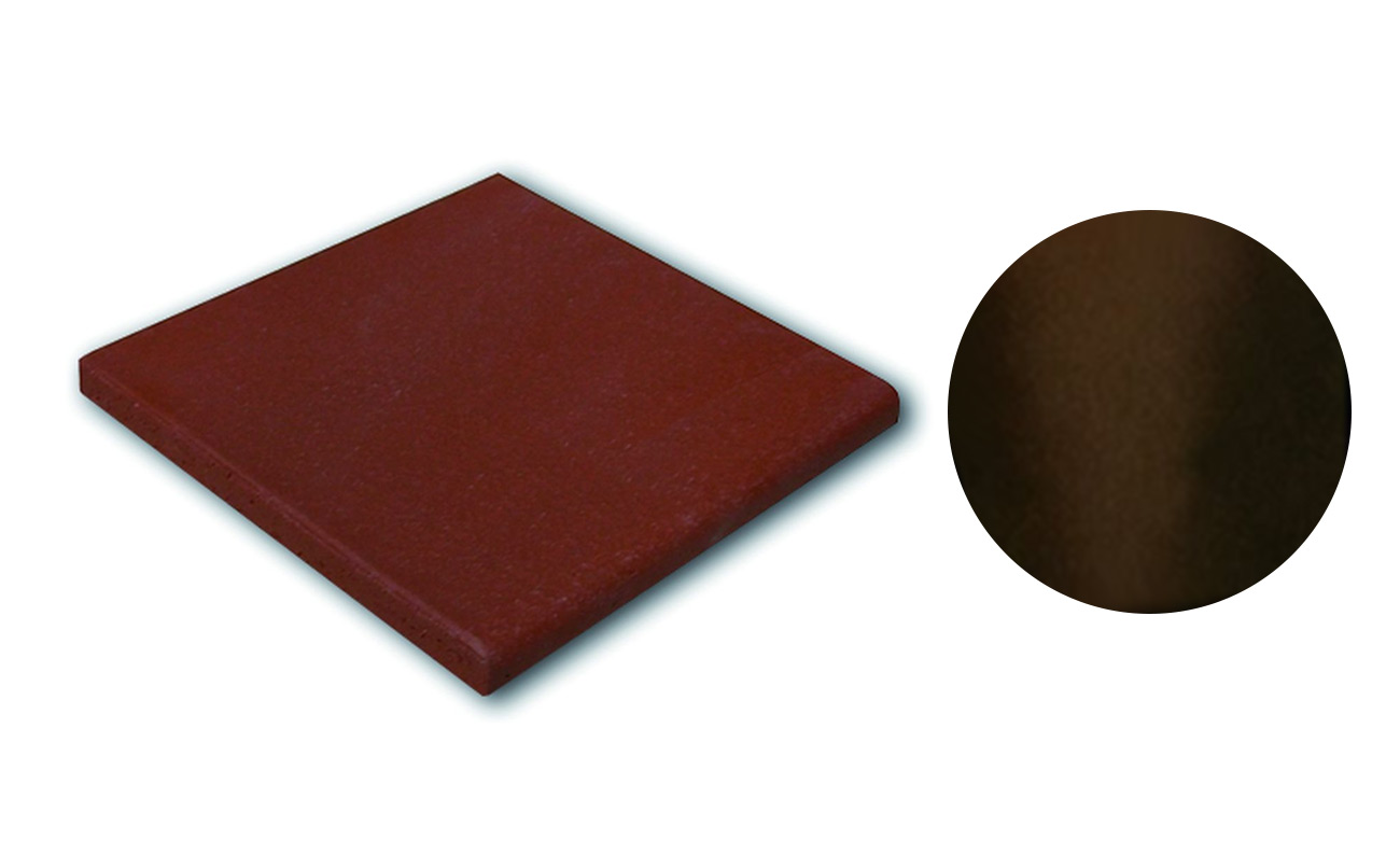 Клинкерная ступень Gres Aragon Quarry Flame Brown, 150*150*12 мм
