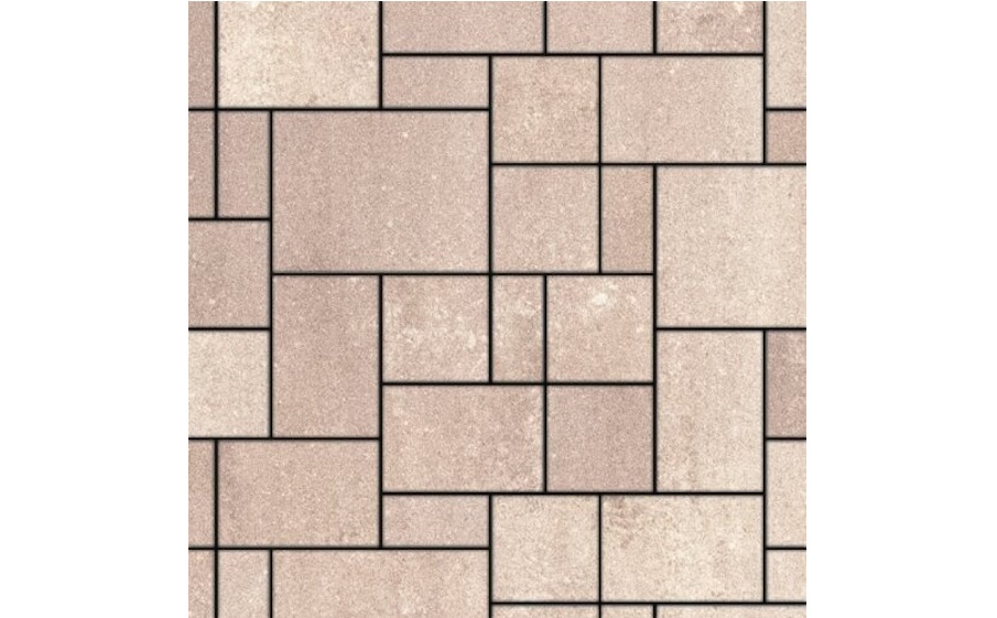 Плитка тротуарная SteinRus Инсбрук Альпен А.7.Псм.4, гладкая, ColorMix Оливин, толщина 40 мм