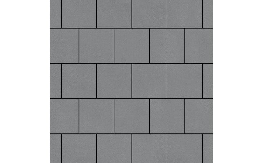 Плитка тротуарная SteinRus Валенсия Б.3.К.8, гладкая, серый, 300*300*80 мм