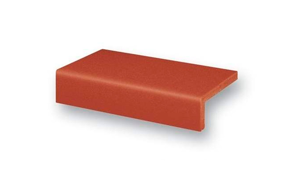 Ступень прямой угол для промышленных помещений Stroeher Stalotec 214/215 rot, 240*115*52*10 мм