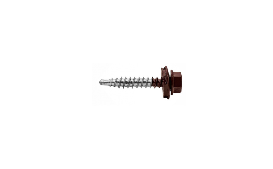Саморез кровельный Aquasystem RAL 8019 MATT