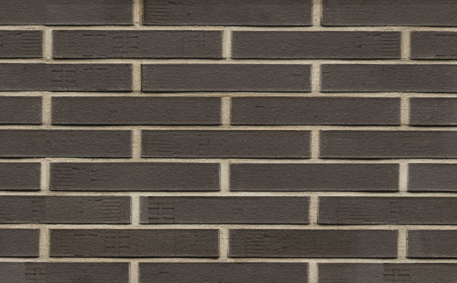 Кирпич клинкерный Westerwaelder Klinker Nr 05F Eisenschmelz Schwarzbraun Fuss., 240*90*40 мм