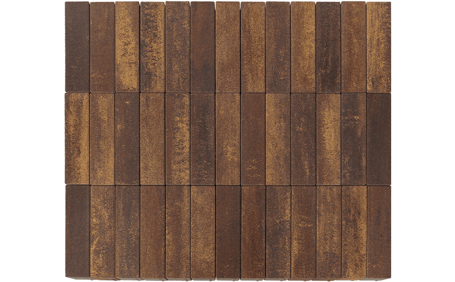 Плитка тротуарная BRAER Ригель Color Mix Мальва, 320*80*60 мм