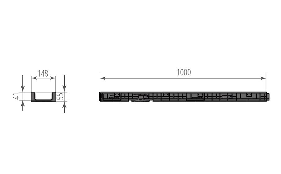 Дренажная система AQUASTOK Norma DN100 класс A15-C250