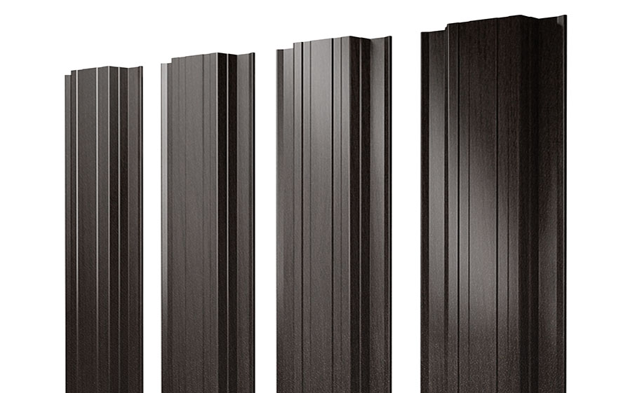 Штакетник Прямоугольный 0,45 Print Elite Coffee Wood TwinColor