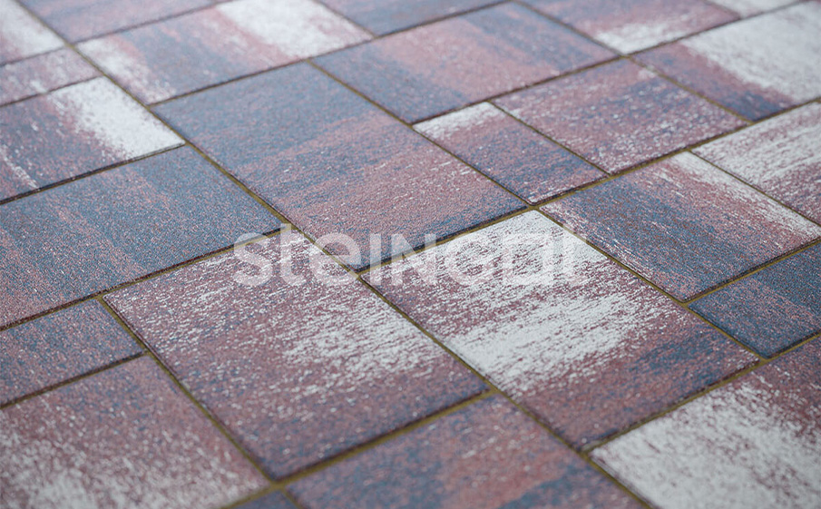 Плитка тротуарная Steingot Колормикс, Мюнхен, Аметист (Amethyst), комплект 4 шт, толщина 60 мм