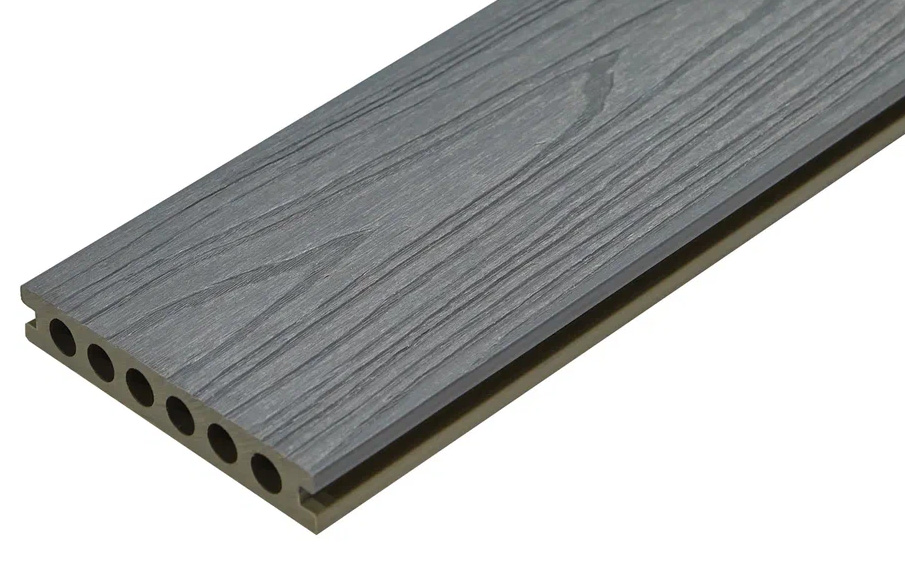 Террасная доска CM (CM Decking) Реверс (Reverse) Антик/Светло-серый (Antique/Light Grey), 3000*138*23 мм