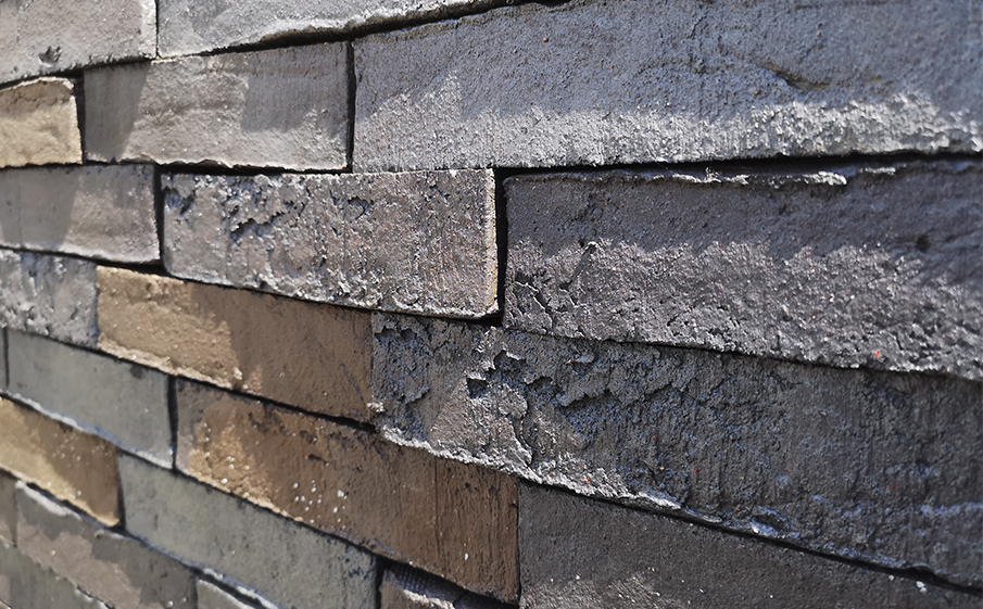 Кирпич клинкерный Muhr 05 Eisenschmelz Schwarzbraun Wasserstrich, 240*71*50 мм