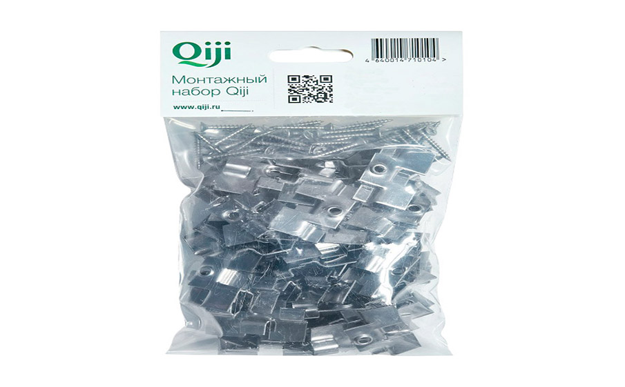 Монтажный набор Qiji Premium, 40 винтов и 40 клипс