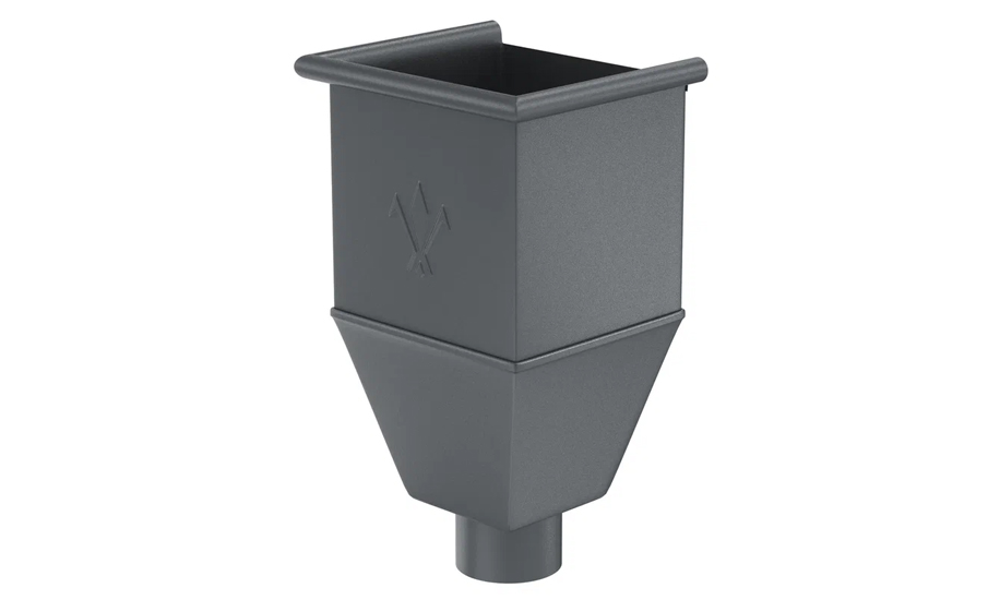 Воронка водосборная удлиненная Aquasystem PURAL MATT RR 23 для системы D 150/100