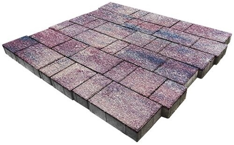 Плитка тротуарная SteinRus Новый город Б.7.Фсм.6, Native, ColorMix Каратау, толщина 60 мм