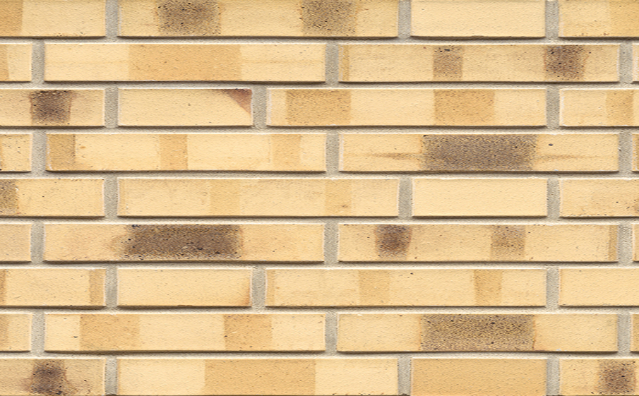Кирпич клинкерный Westerwaelder Klinker Nr 35KS Creme nuanciert Kohle Spezial, 290*90*40 мм