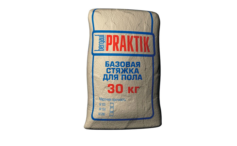 Базовая стяжка для пола Bergauf Praktik, 30 кг
