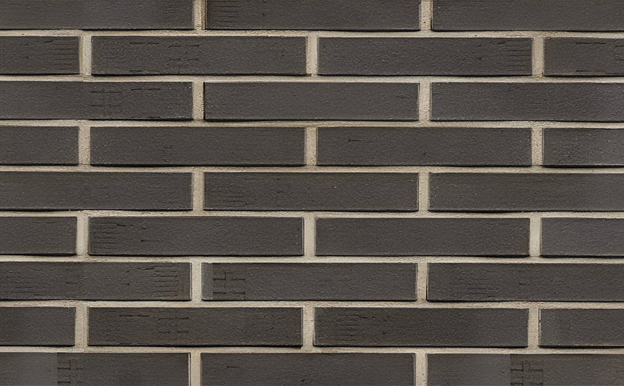 Кирпич клинкерный Muhr 05F Eisenschmelz Schwarzbraun Fuss гладкий, 290*60*52 мм