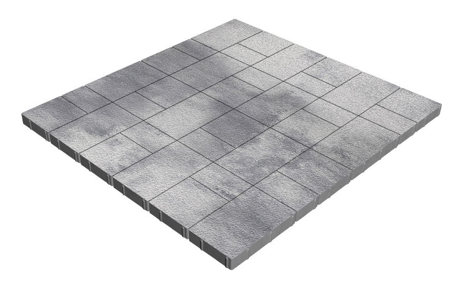 Плитка тротуарная SteinRus Новый город А.7.Фсм.4, Native, Монохром, толщина 40 мм