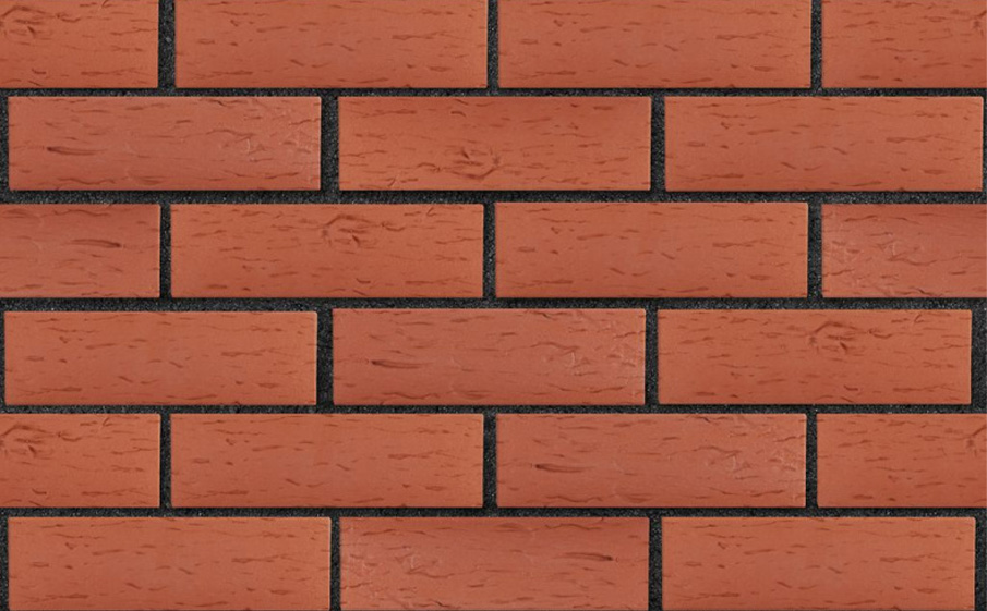 Кирпич клинкерный ЛСР Лондон красный береста, 250*85*65 мм