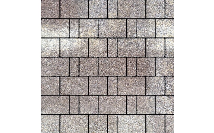 Плитка тротуарная SteinRus Bergamo А.6.Псм.4 Backwash, Валдай, толщина 40 мм
