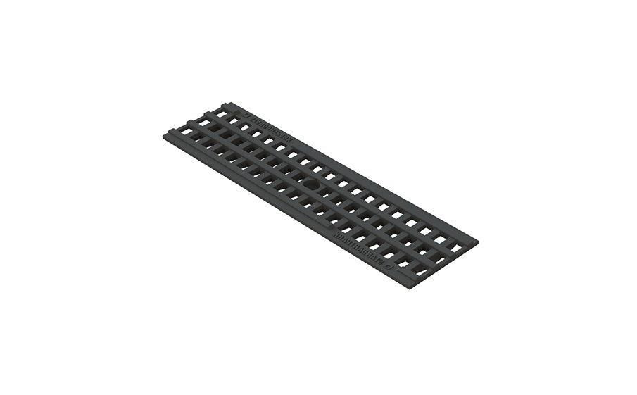 Решетка водоприемная Standartpark PolyMax Basic DN100 пластиковая, ячеистая