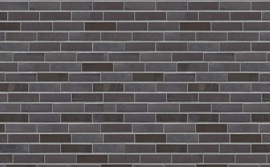 Клинкерная облицовочная плитка King Klinker King size для НФС, LF05 Black heart, 240*71*17 мм