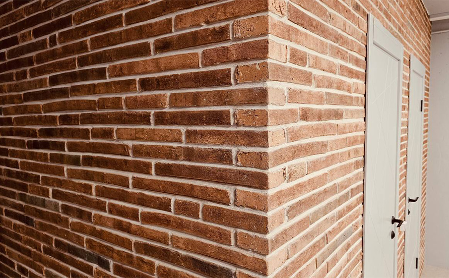 Кирпич ригельный ручной формовки Rightbrick Моне, 400*100*40 мм